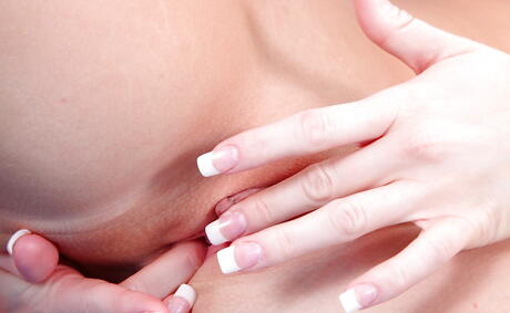 Slim american blond youthful Addison Avery in sexy panties denudes big boobs and jerks off 